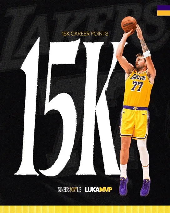 hth赛事公司-东契奇本场已得35分，职业生涯总得分突破15000分大关