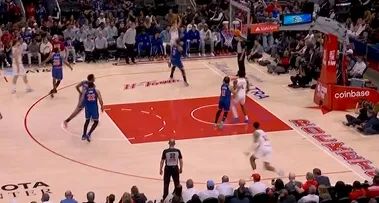 hth赛事公司-申京送出第10记助攻，谢泼德底角三分命中砍下20分